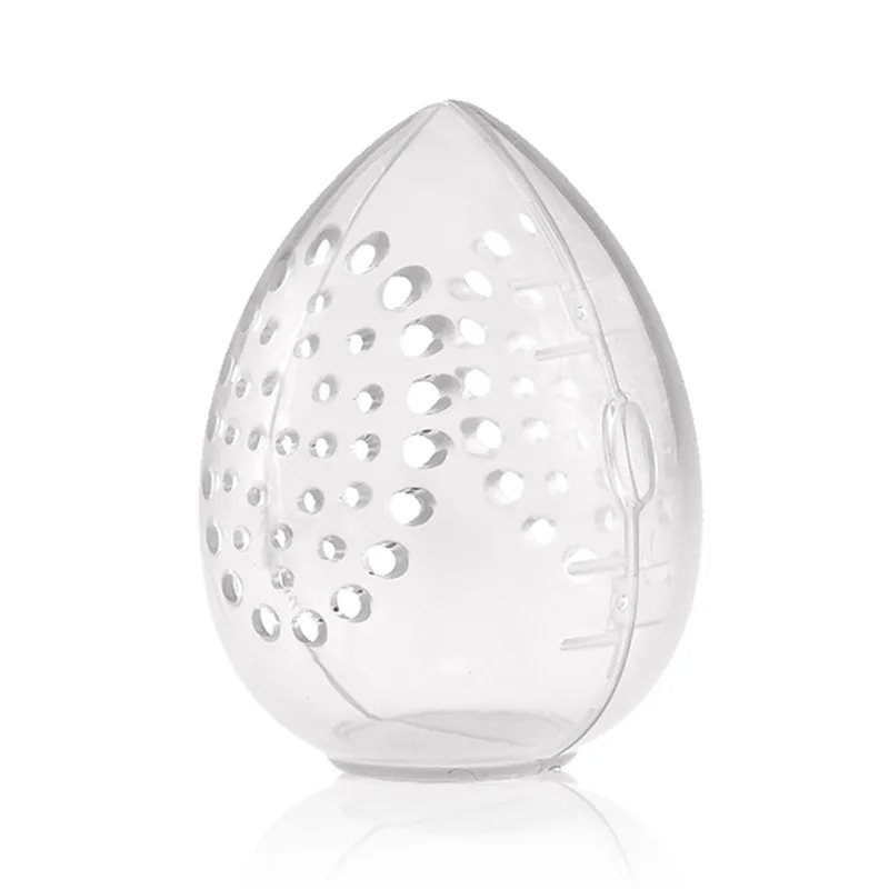 

Makeup Sponge Storage Case Multi-hole Moisture-proof Transparent Beauty Sponge Holder Cosmetic Container Stand Teardrop-shaped