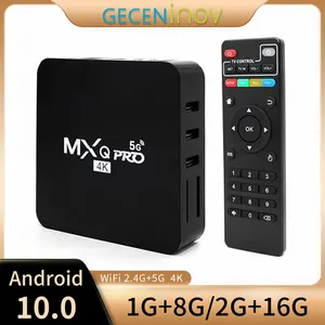 MXQ PRO 4K Smart TV Box Android 10.0 5G WiFi Rockchip 3229 HD 3D Android TV Box Media Player