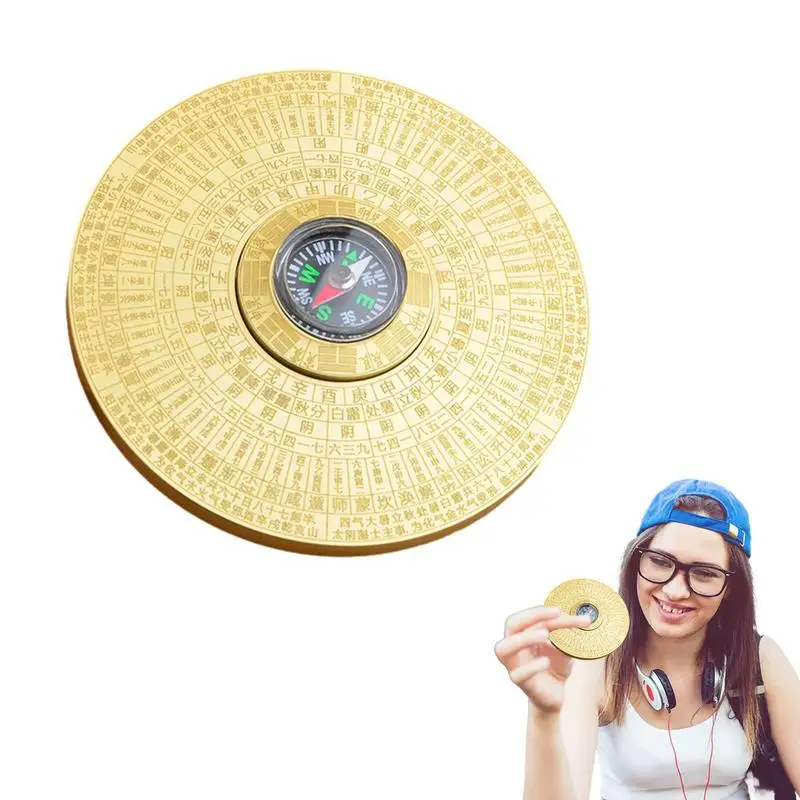 

Игрушка-Спиннер для снятия стресса, металлический латунный Спиннер для пальцев, редуктор напряжения, компас, фиджет-игрушки в форме фиджета со стабильными подшипниками и украшениями