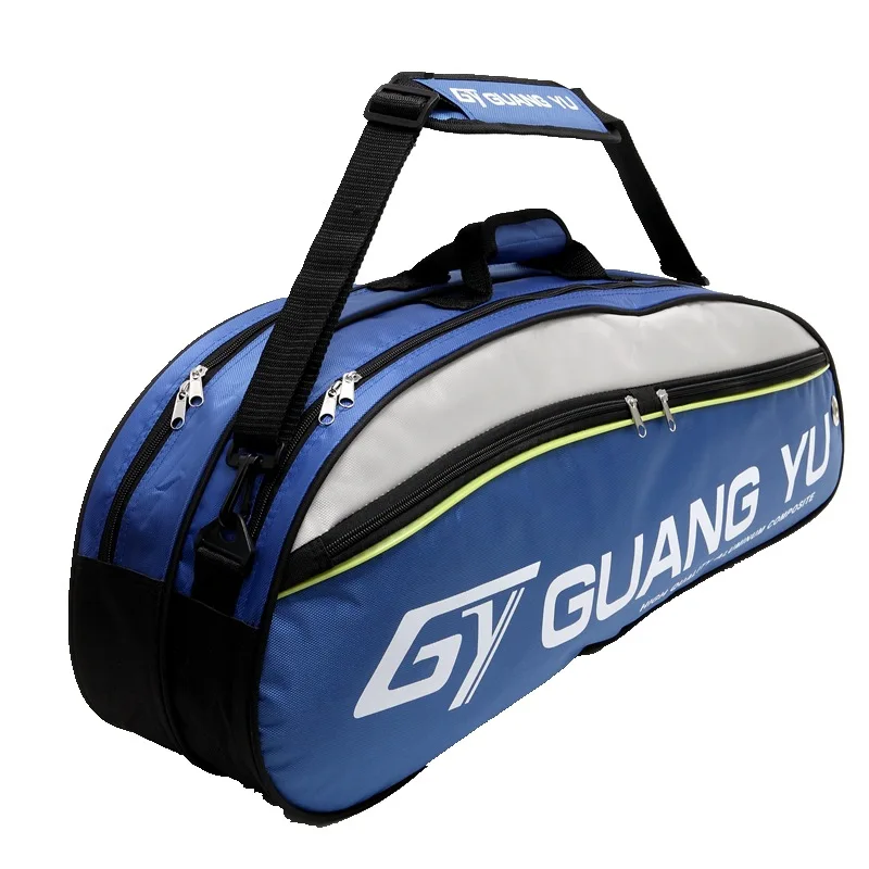 Waterproof Double-deck Sports Badminton Racquet Bag Racket Pack Training Portable Tennis Squash Badminton Racket Shoulder Bag