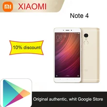 xiaomi redmi note 4 3G 64gG celular global version mobilephone straight talk cell phones unlock android smartphone