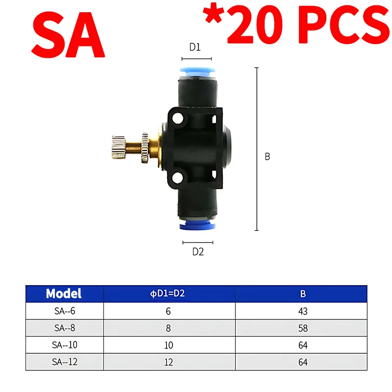 

Пневматические быстроразъемные фитинги PU SA PV PM PZA PK PE PY 4 6 8 10 12 мм