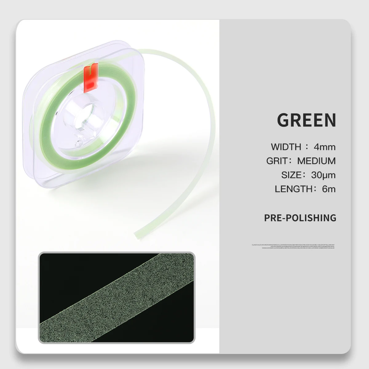 1Roll/Box Dental Polishing Strip 4mm*6m Tooth Interdental Resin Surface Grinding Whitening Sanding Tool Dentist Material - купить по