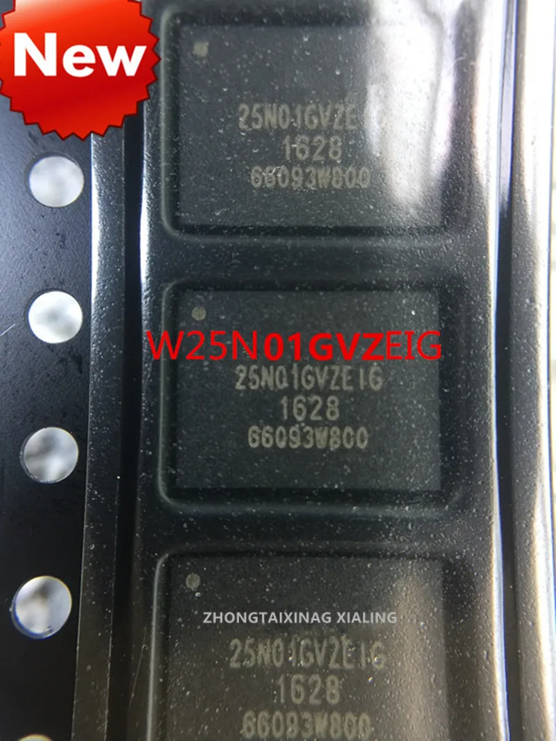 

New Original W25N01GVZEIG W25N01GVZEIG W25N01G 25N01GVZEIG WSON-8