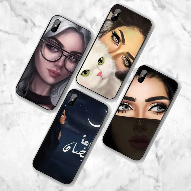 Чехол для телефона моды Арабский исламский покрывало девушки для Huawei G7 G8 P7 P8 P9 P10 P20 P30 Lite Mini Pro P Smart Plus Cove Fundas.