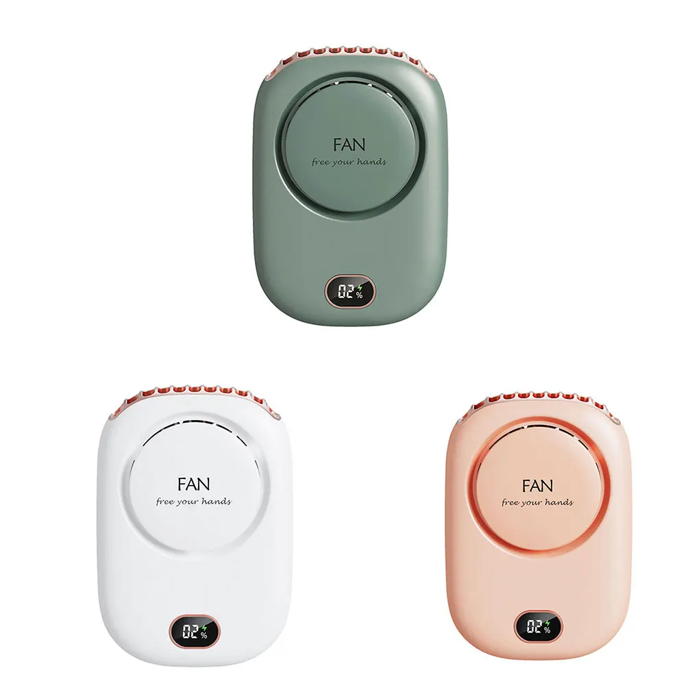 

Neck Fan Mini Portable Bladeless Fan Rechargeable Leafless Hanging Fans Air Cooler Cooling Wearable Neckband Fans air fan