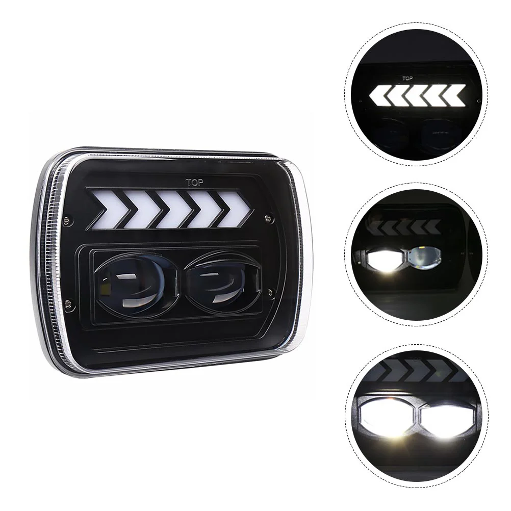 

Wrangler TJ Square Lamp Car Accesories SUV Accessory LED Headlight SUV Aluminum Alloy SUV Headlamp Vehicle Supplies SUV Supplies