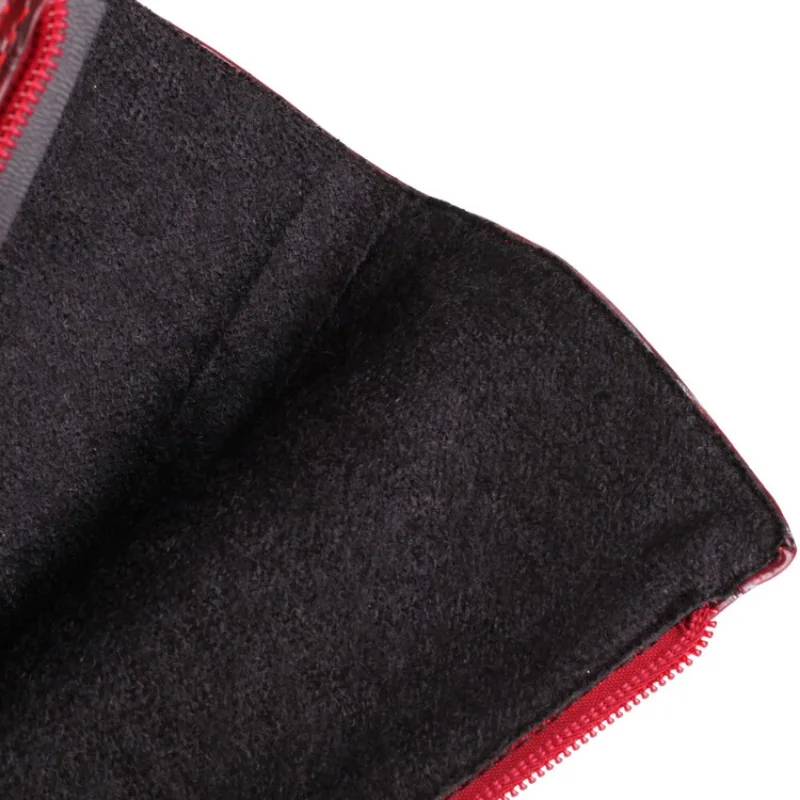 Женские сапоги до колена черные водонепроницаемые на платформе 14 см с ремешком и