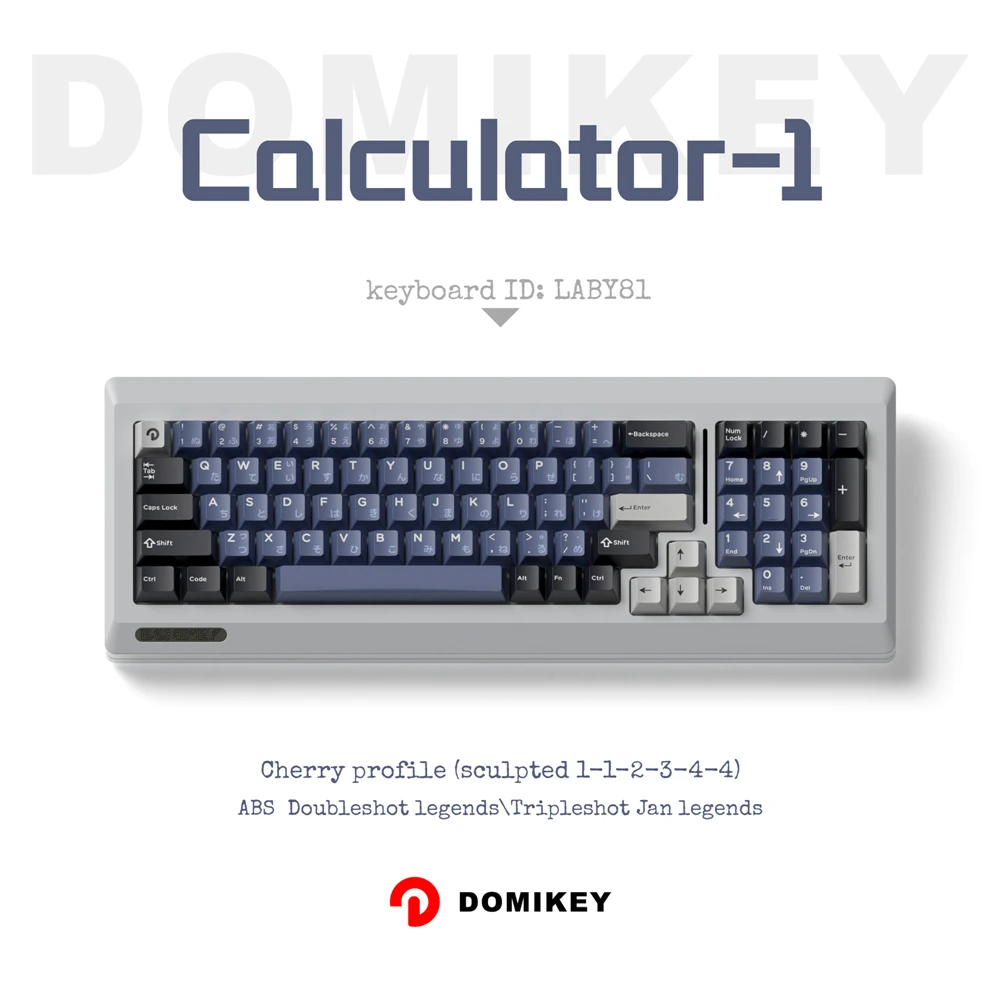 Калькулятор Domikey Cherry Profile abs doubleshot колпачок для ключей клавиатура mx 87 104 xd64 xd68 BM60 BM65