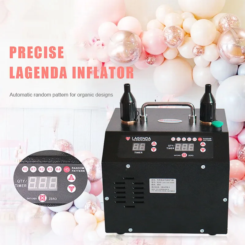Высокомощный электрический воздушный насос для воздушных шаров надувной с