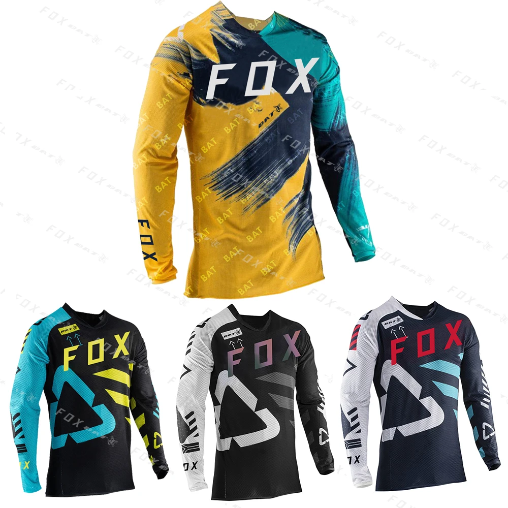 

Motocross Downhill Jersey Quick Drying Shirt Men's Cycling Jersey Bat Fox T Shirt Downhill cycling Clothing Mountain Bike jersey
