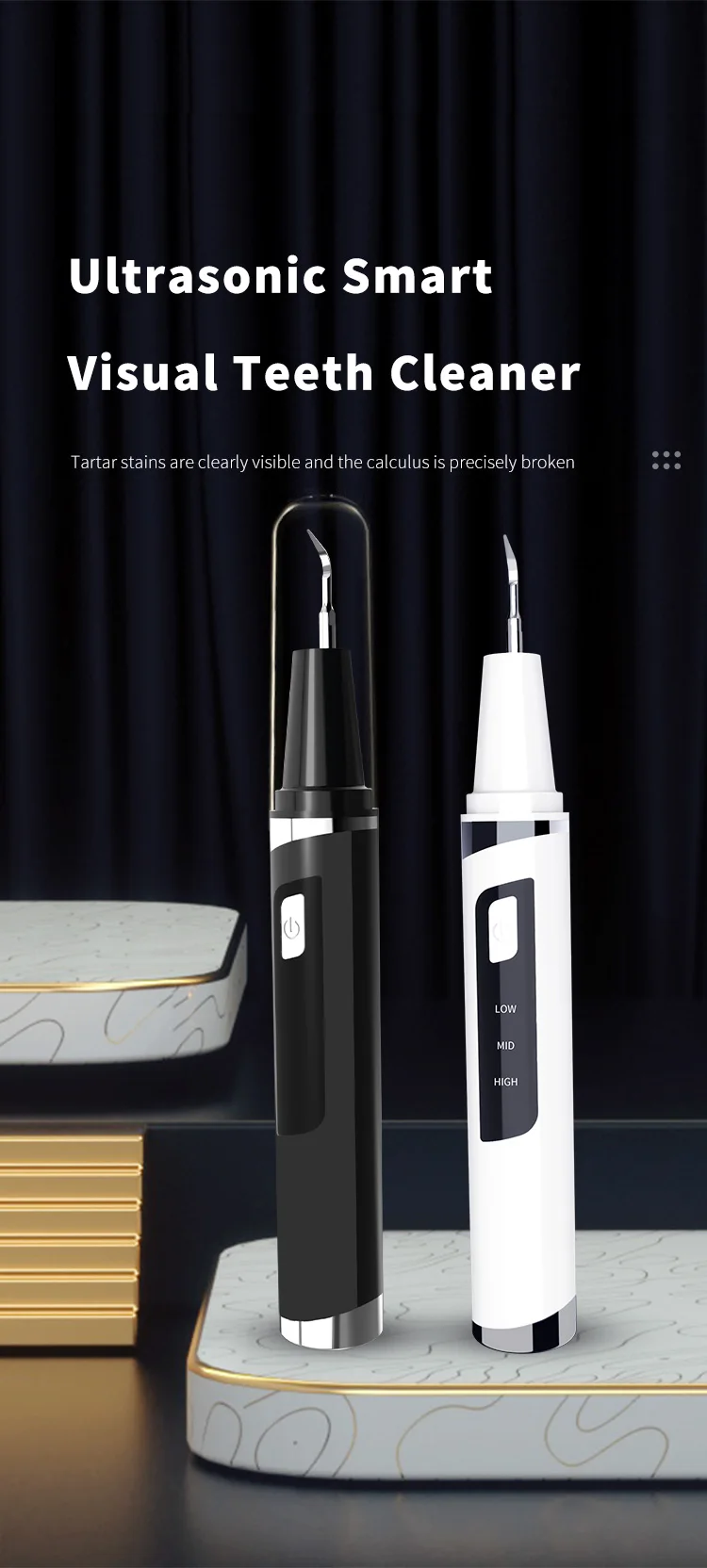 Визуальный стоматологический ультразвуковой скалер Electic портативный очиститель