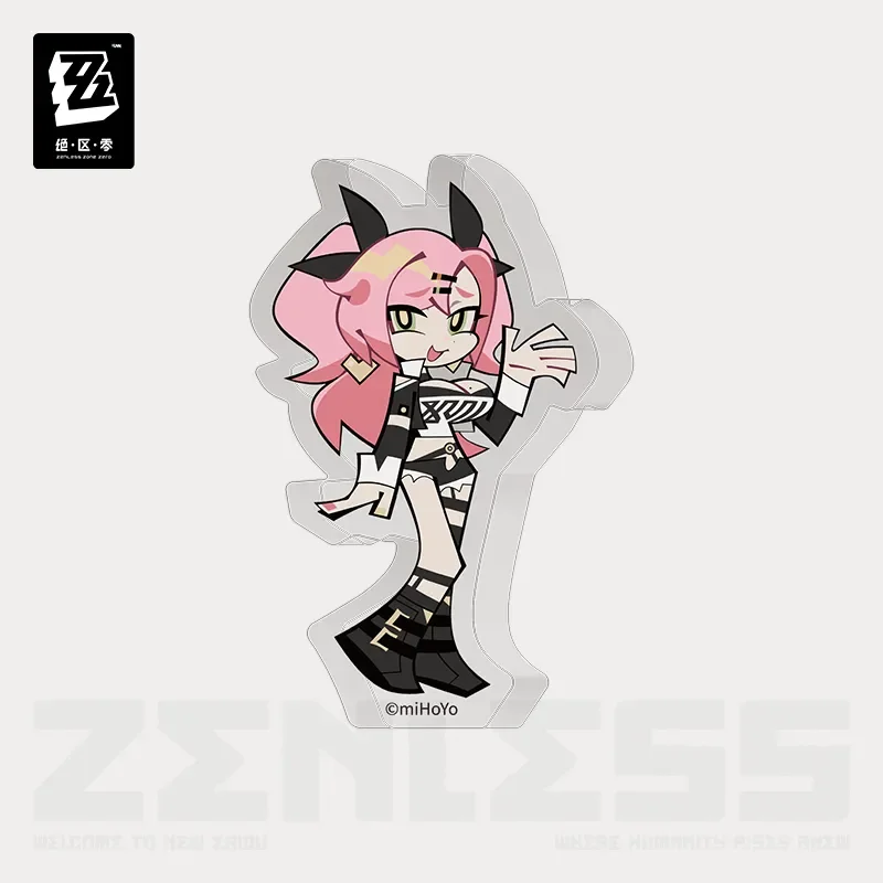 Фото Предварительная продажа Sunsyea Zenless Zone Zero официальный Merch miHoYo оригинальные аутентичные SMZXQDMX серии Q Версия Мини Акриловые Фотообои №5