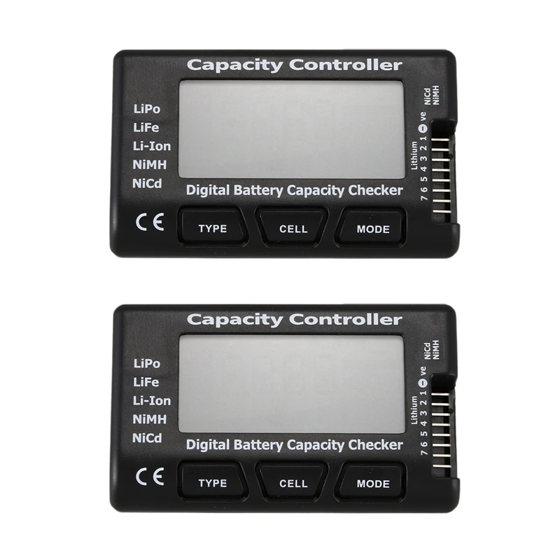 

2X RC Cellmeter-7 Digital Battery Capacity Checker Lipo Life Li-Ion Nimh Nicd