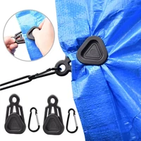 10pcs heavy duty tent clip wind rope clamp awning pull point clip camping tent hook windproof rope barb cliptent accessories