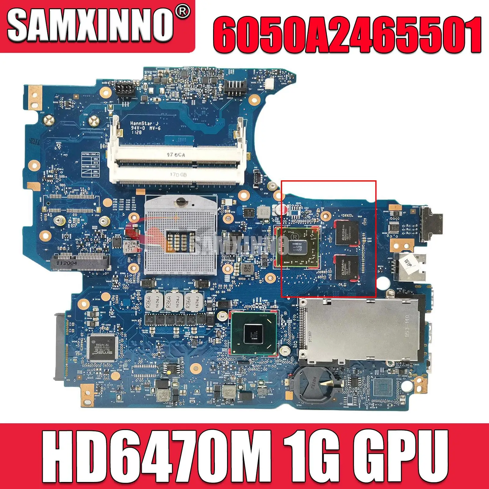 

670795-001 658343-001 670794-001 для HP ProBook 4530S 4730S материнская плата для ноутбука HM65 6050A2465501 с HD6470M 1G GPU