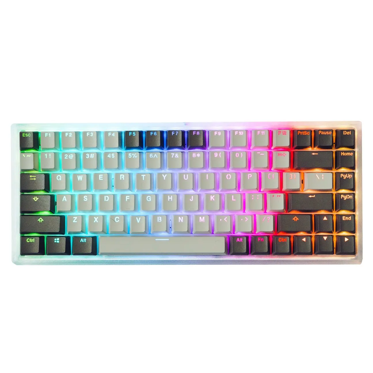 

YUNZII KC84 Pro Hot Swappable Mechanical Keyboard 84-Key Gaming Keyboard with Translucent ABS Case, RGB Backlit for Mac/Win/Game