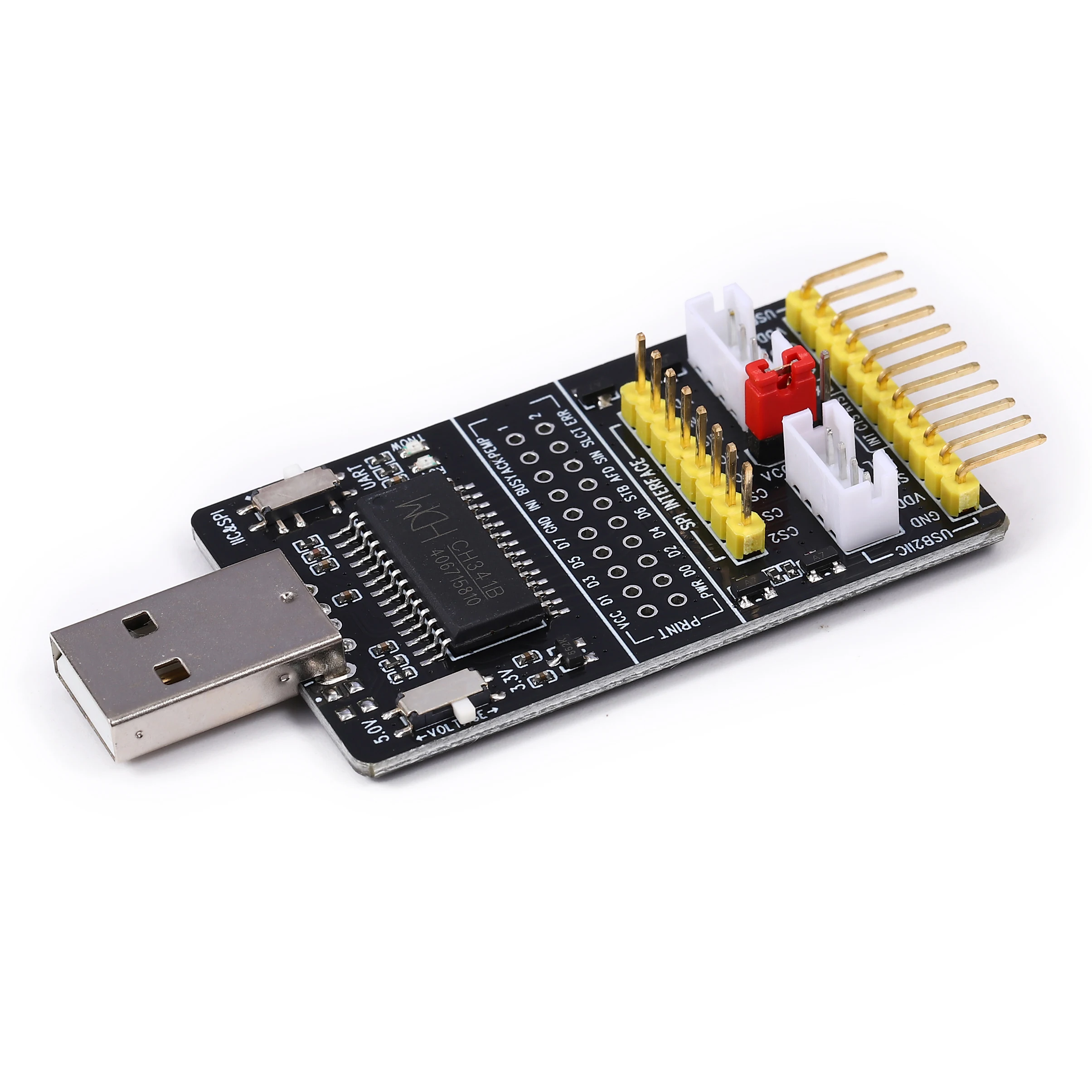 Все в одном CH341A USB к SPI I2C IIC UART TTL ISP серийный модуль адаптера EPP/MEM преобразователь