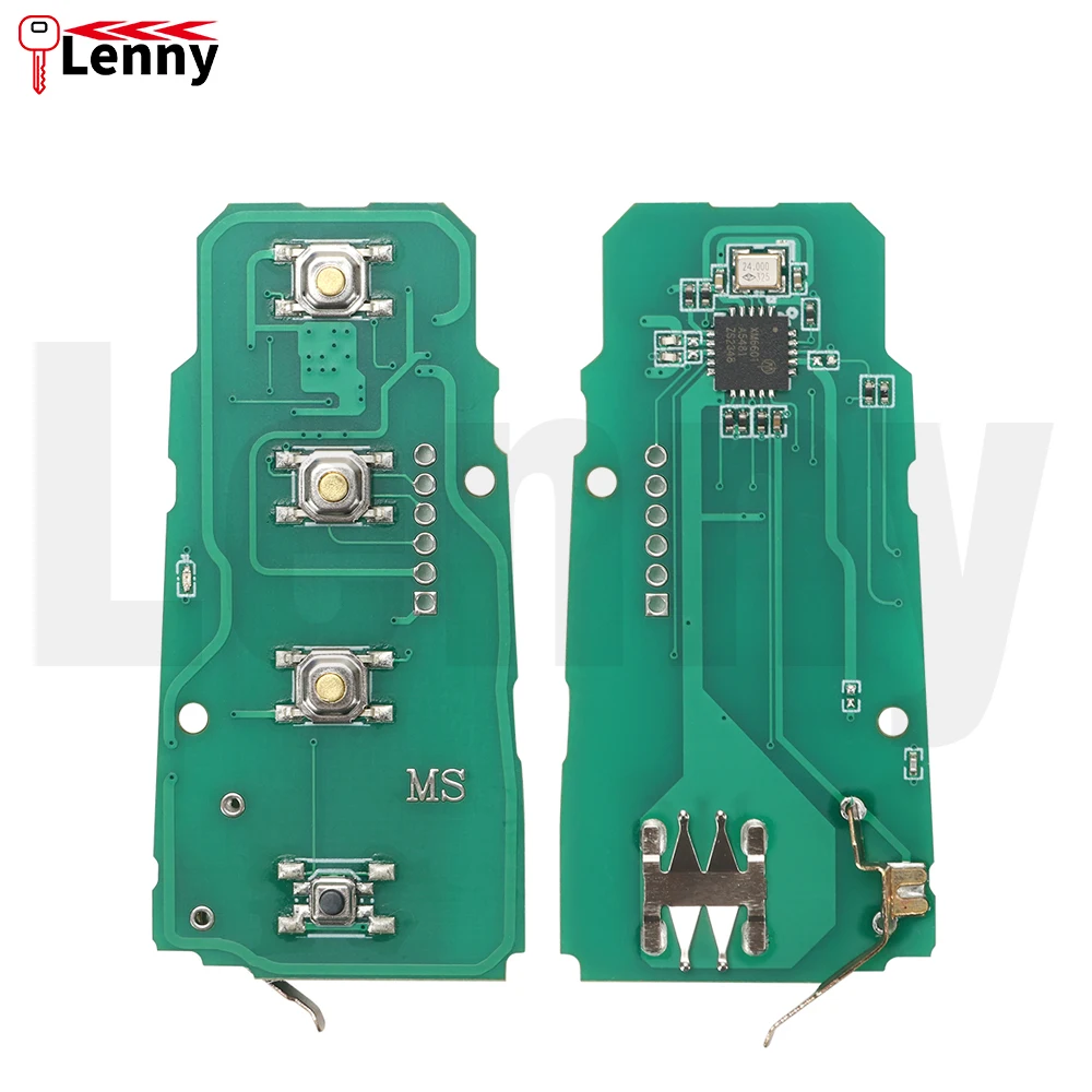 Фото Умный автомобильный ключ-пульт Lenny FCC:3C0959752BA-48chip/3C0959752BG-46chip с 3-4 кнопками для VW Volkswagen Magotan Passat B6 CC 3C B7 №2