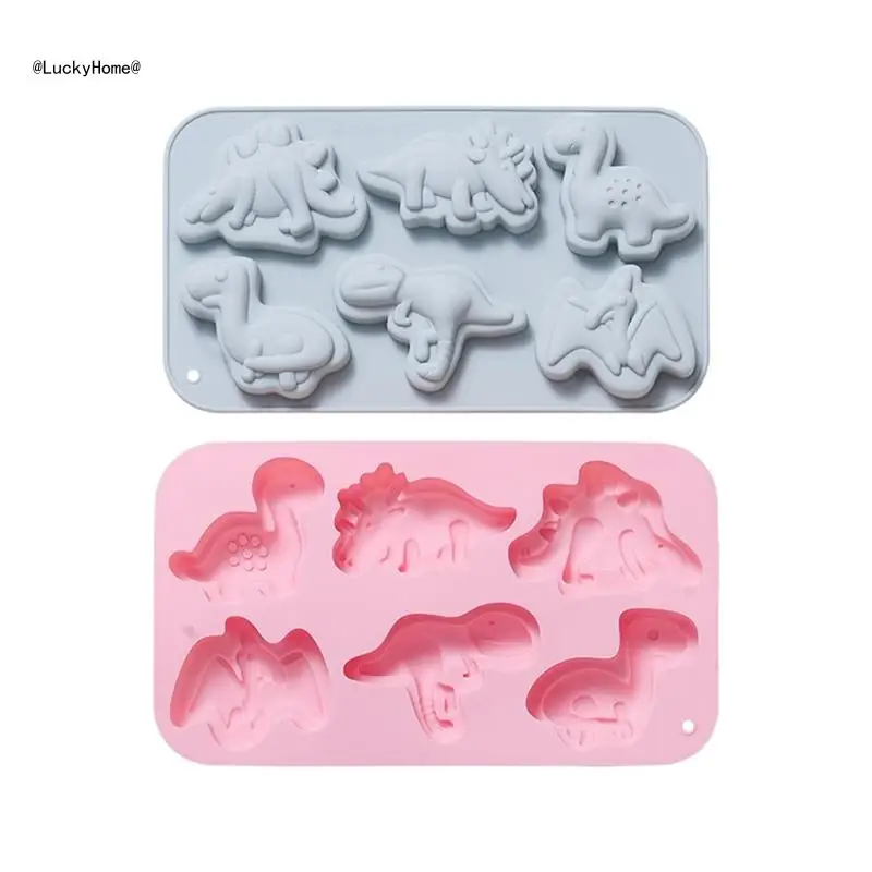 

Форма для выпечки «динозавр», 11 мкА, 6 ячеек