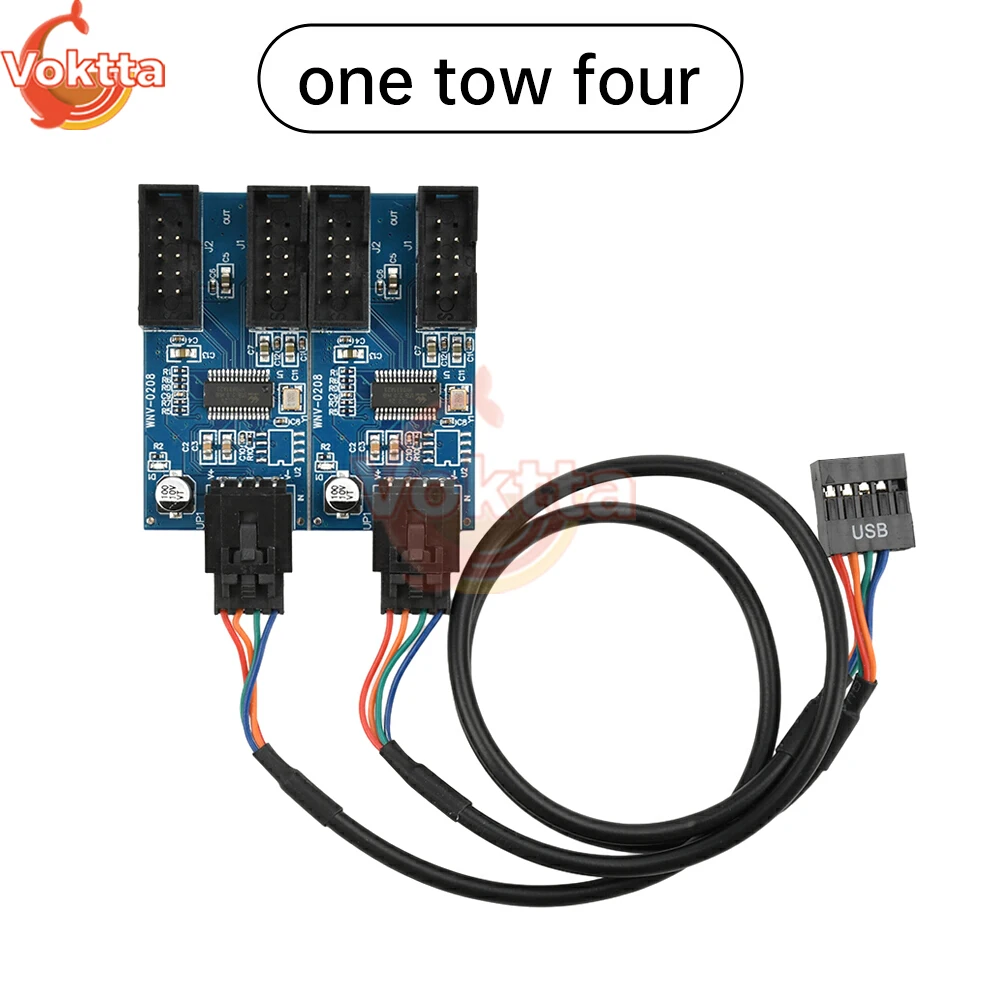 

Gaqqee 9-контактный USB-разветвитель 2.0