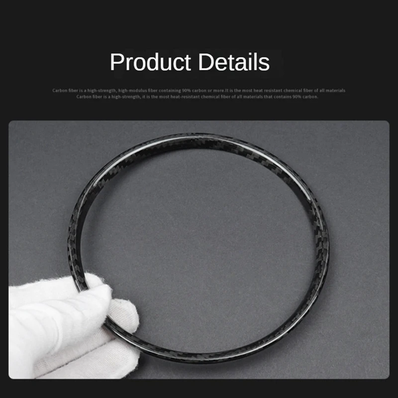 Тахометр автомобильный из углеродного волокна наклейки для MINI ONE Cooper S JCW F54 F55 F56 F57