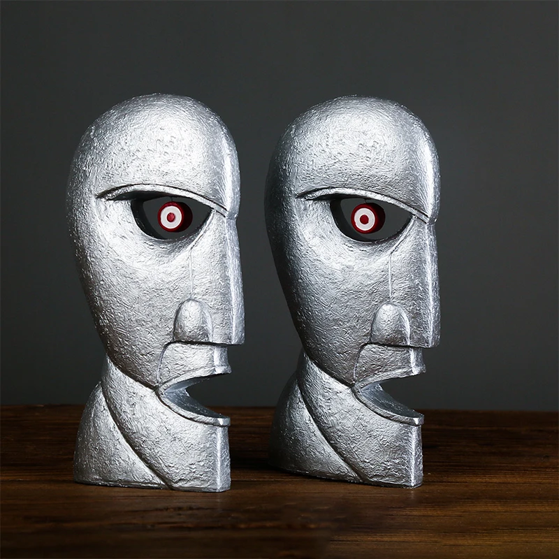 

Статуя из каучука в скандинавском стиле, декоративное украшение с колокольчиком, домашний декор, абстрактные фигурки, поделки, украшение дл...