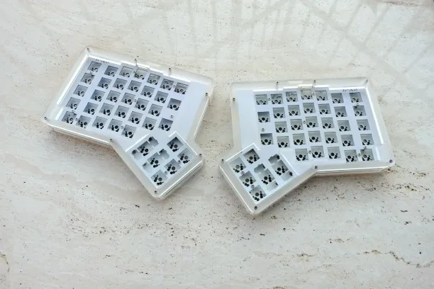 Комплект беспроводной клавиатуры if-ergo Hotswap Ergodox флакон 2,4g, программируемые разделенные клавиатуры