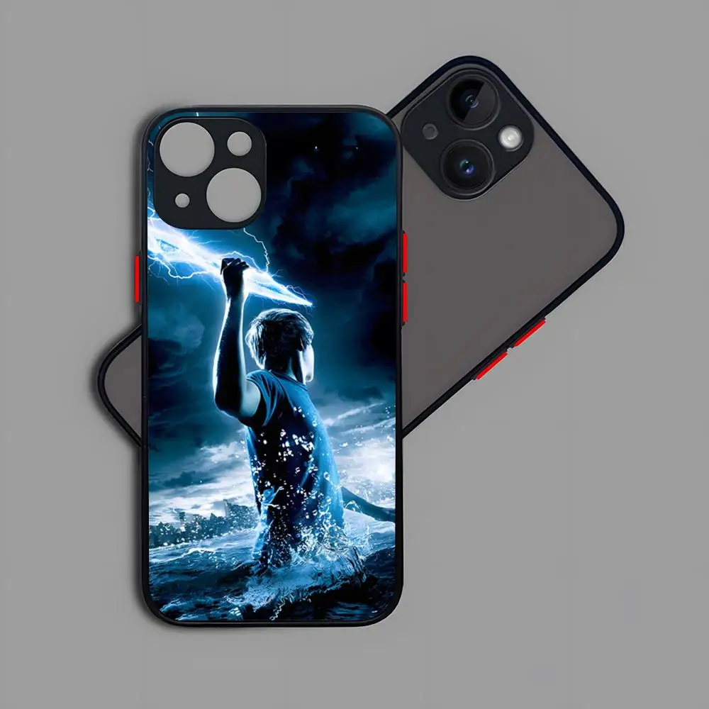 Чехол для телефона P-Percy Jackson с рисунком матовой прозрачной задней панели IPhone 16 15 14