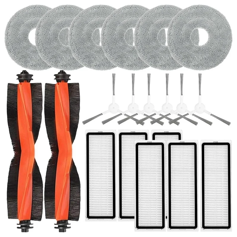 GTBL для Xiaomi S20 Plus + робот-пылесос B108GL детали основная боковая щетка фильтр Hepa швабра