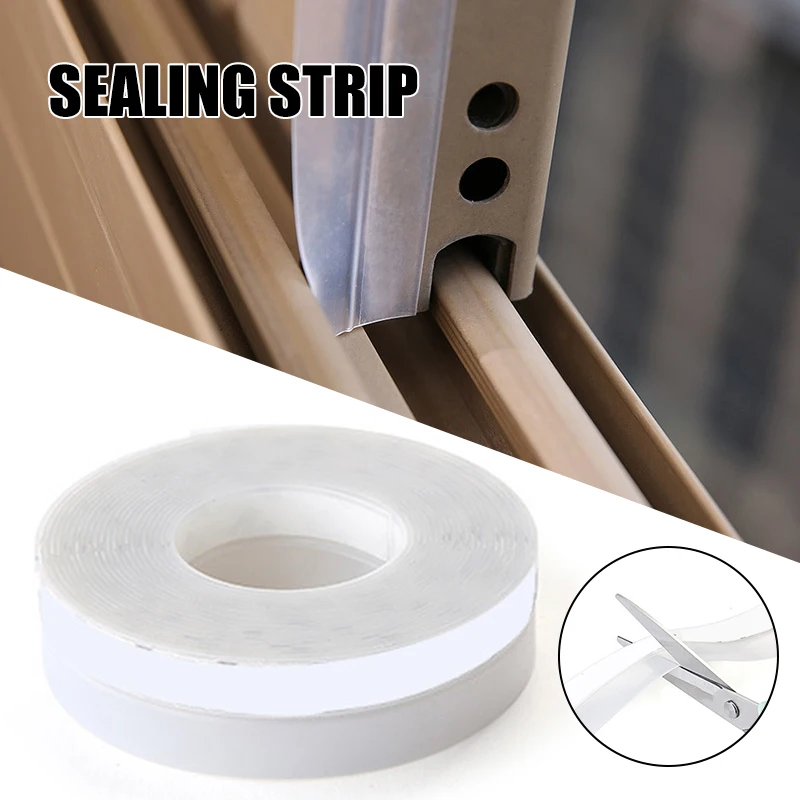 

25/35MM Transparent Windproof Silicone Sealing Strip Bar Door Sealing Strip Home Living Room Bedroom Door Supply Sealing Strips