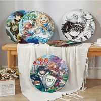 the rising of the shield hero round sofa mat dining room table chair cushions unisex fashion anti slip seat mat