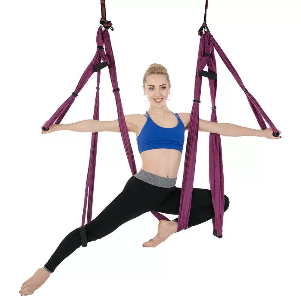 

2023 Yoga Hammock Anti Gravity Ultralight Parachute Nylon Aerial Yoga Swing hammock Unmissable Fitness Equipment Home Gym chair