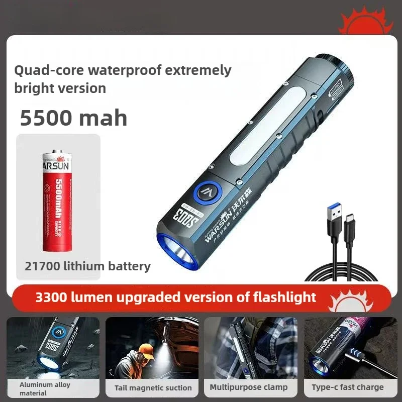 

SQ03 водонепроницаемый фонарик из алюминия