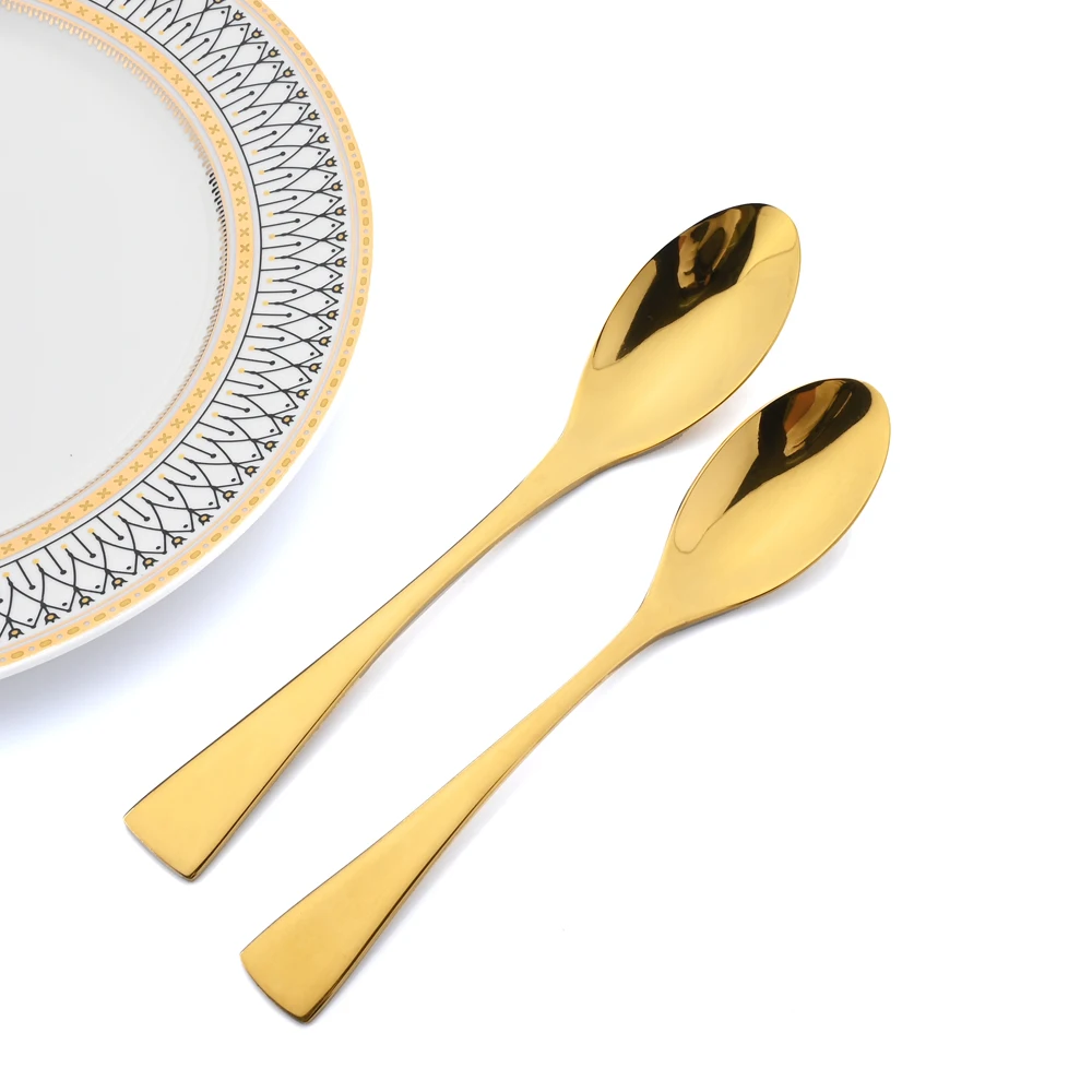 Блестящая зеркальная кухонная посуда из нержавеющей стали на 6 персон столовые