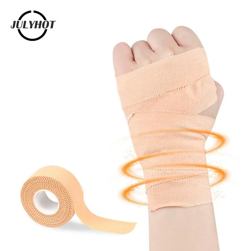 

1roll Elbow Knee Pads Patellar Sports Tapes Self-adhesive Elastic Bandage Muscle Strain Injury Underwrap Sponge Cotton Skin Film