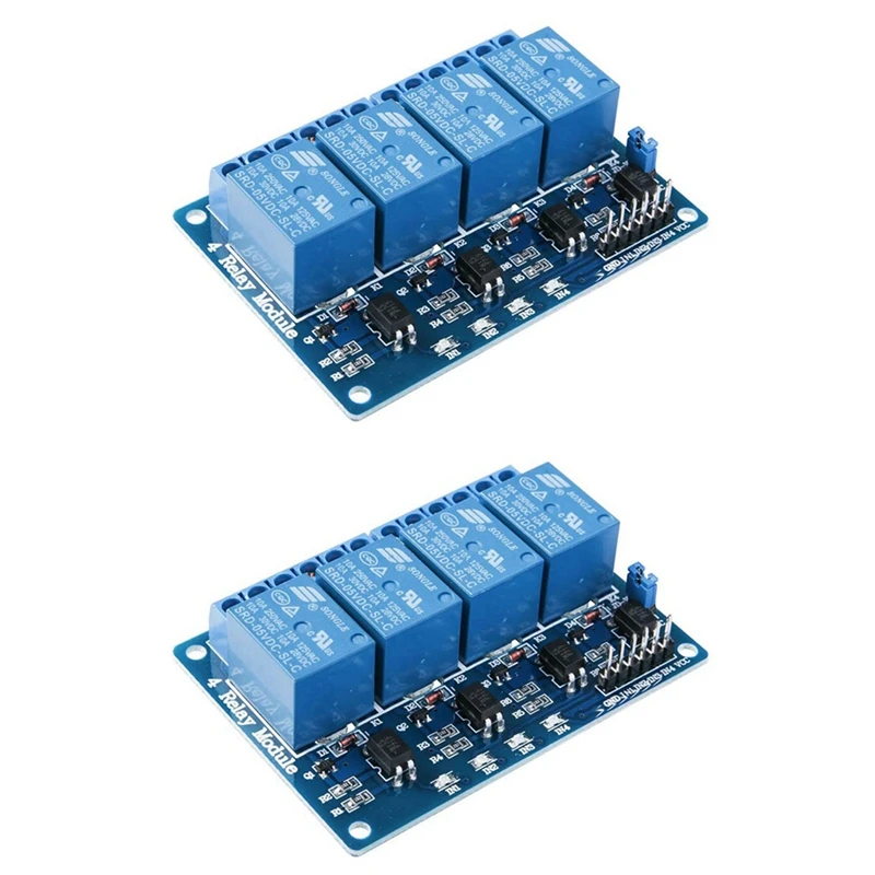 

2X Relay Module 4 Channel DC 5V With Optocoupler For Arduino UNO R3 MEGA 2560 Project 1280 DSP ARM PIC AVR STM32