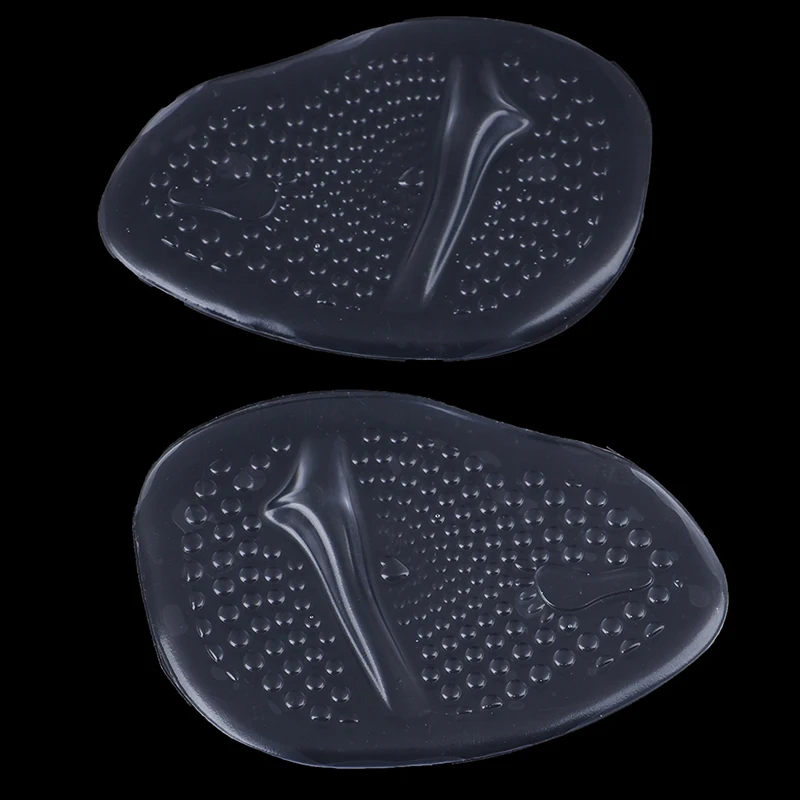 

1 Pair Transparent Women 4D Silicone Gel Forefoot Pad Anti Slip Pain Relief Thicken For High Heels Soft Comfortable