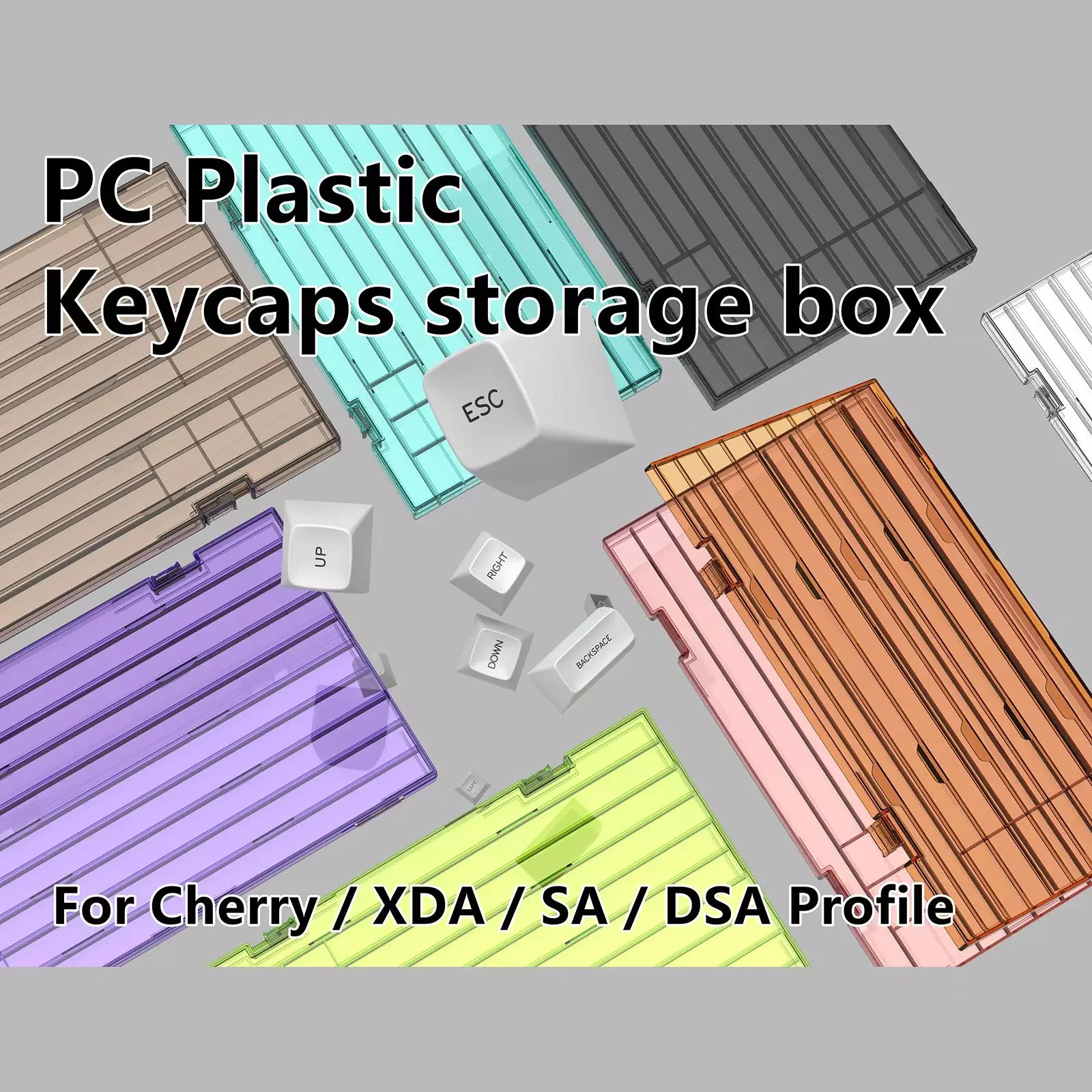 Прозрачный ящик для хранения ключей с крышкой набор самостоятельной сборки