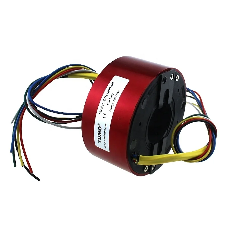 

SRH3899-6P 6 circuits alternator slip ring rotating connector electrical Slip ring rotating gear ring