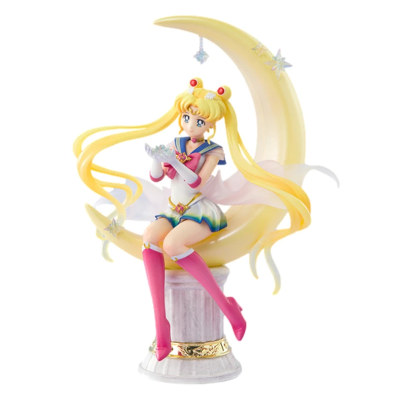 

Original Bandai SPIRITS Figuarts ZERO Chouette Sailor Moon Super Moon Hare Anime Figure Collectibles Model Toy Desktop Ornaments