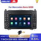 Автомобильный мультимедийный плеер, стерео-система на Android 10, с GPS, радио, для Mercedes Benz W169, W245, Sprinter, W906, Viano, Vito, W639