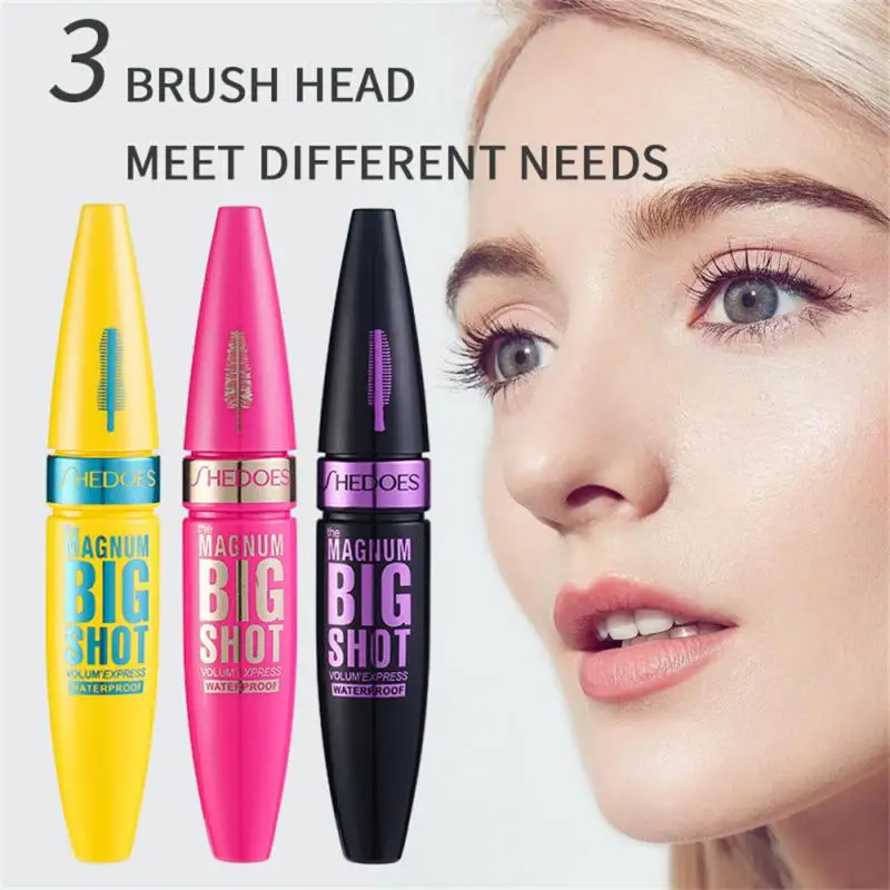 

Long-lasting Mascara Without Blooming High Elastic Silicone Brush Head Waterproof And Sweat Resistant Curved Brush Head
