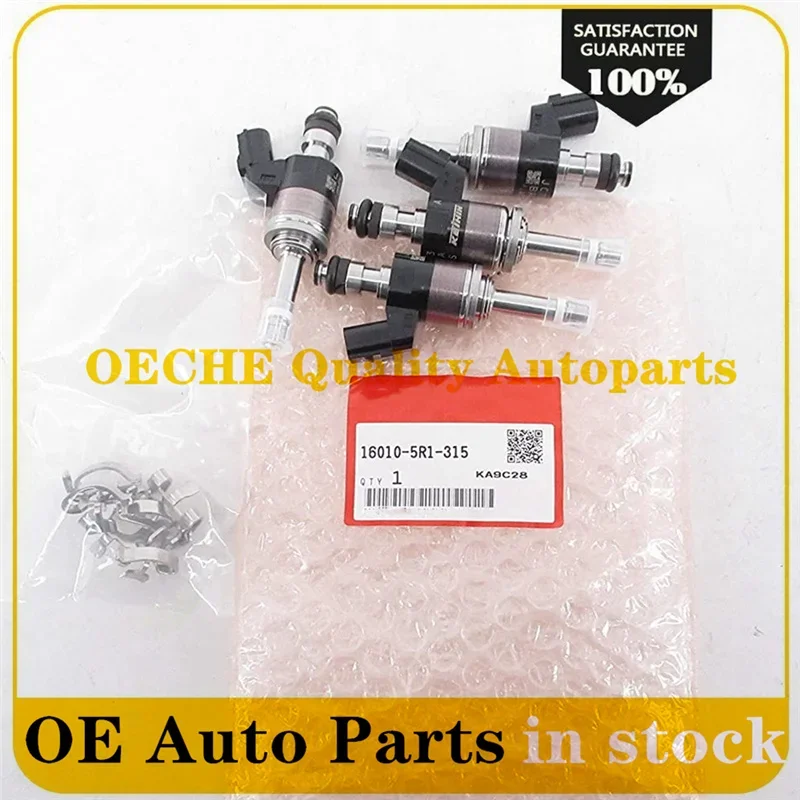 4х новый топливный инжектор для Honda Fit 1.5л 2015-2019 Замена 16010-5R1-315 16010-5R1-305 16010 5R1 315