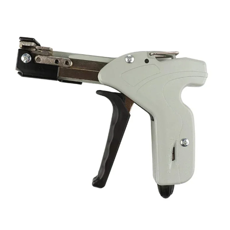 

Пистолет для кабельных стяжек из нержавеющей стали 0,3–7,9 мм, самоблокирующиеся плоскогубцы для режущих стяжек на молнии, серый металлический ручной инструмент для крепления