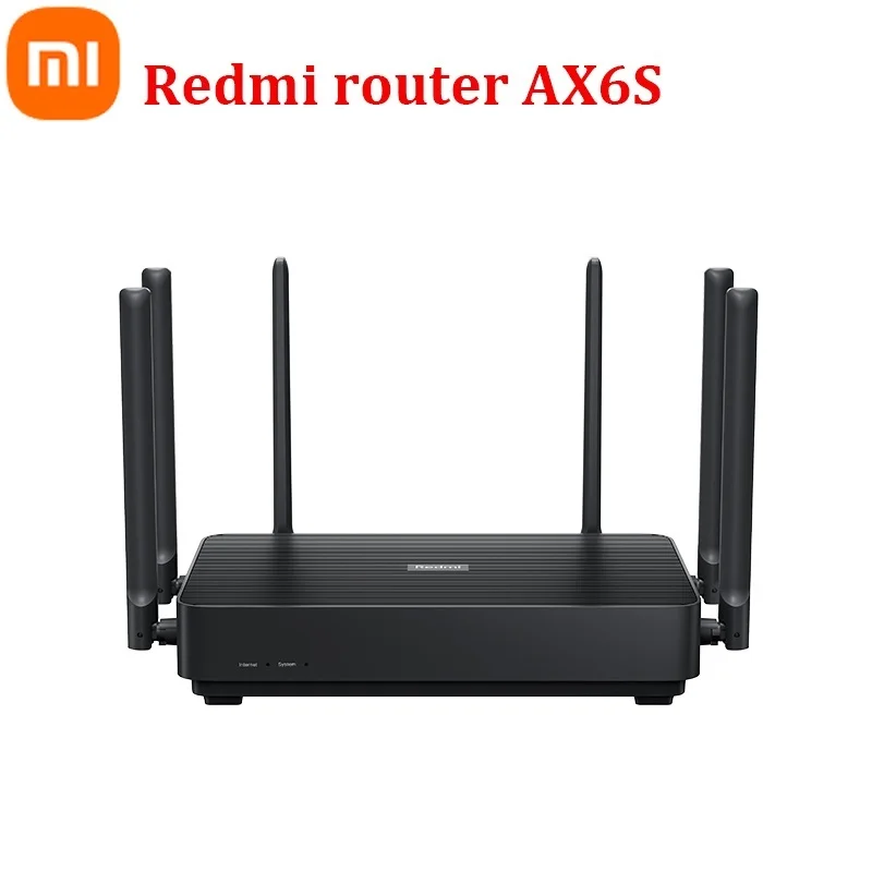 

Original Xiaomi Redmi AX6S WIFI6 Router 3000Mbps Mesh Dual Bands 5G 512M 160MHZ OFDMA Efficient Transmission 6 Signal Amplifier