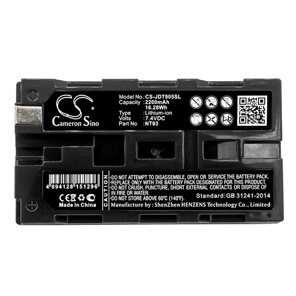 

Cameron Sino 2200mA Battery for JDSU Test-Um NT905 Validator 19-3762,NT93