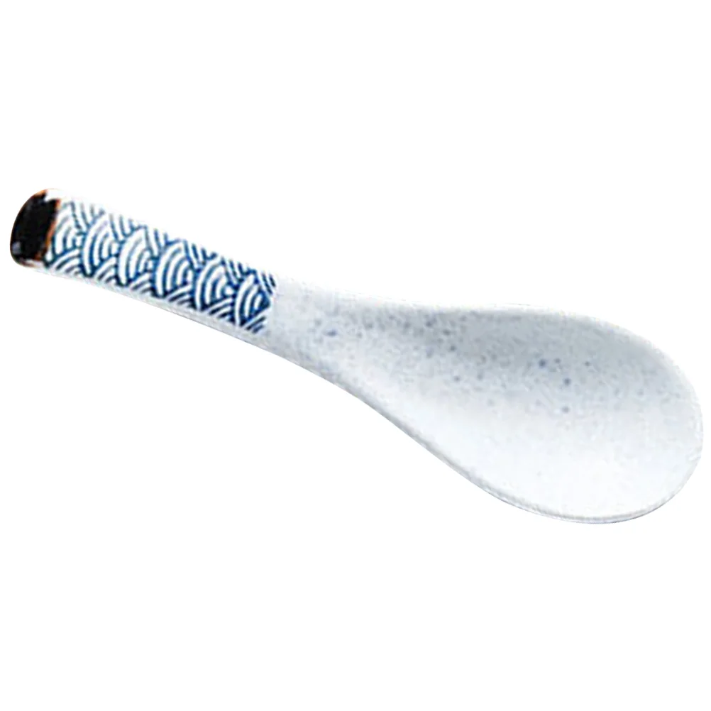 

Spoon Spoons Tea Soup Ceramic Cereal Salad Condiment Catering Ice Yogurt Stirring Serving Buffet Dispenser Noodles Rice