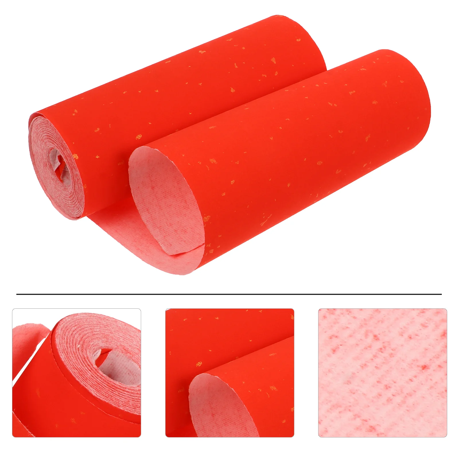 

Paper Red Chinese Rice Xuan Calligraphy Roll Couplet New Year Spring Festival Chunlian Duilian Couplets Cut Scroll Writing