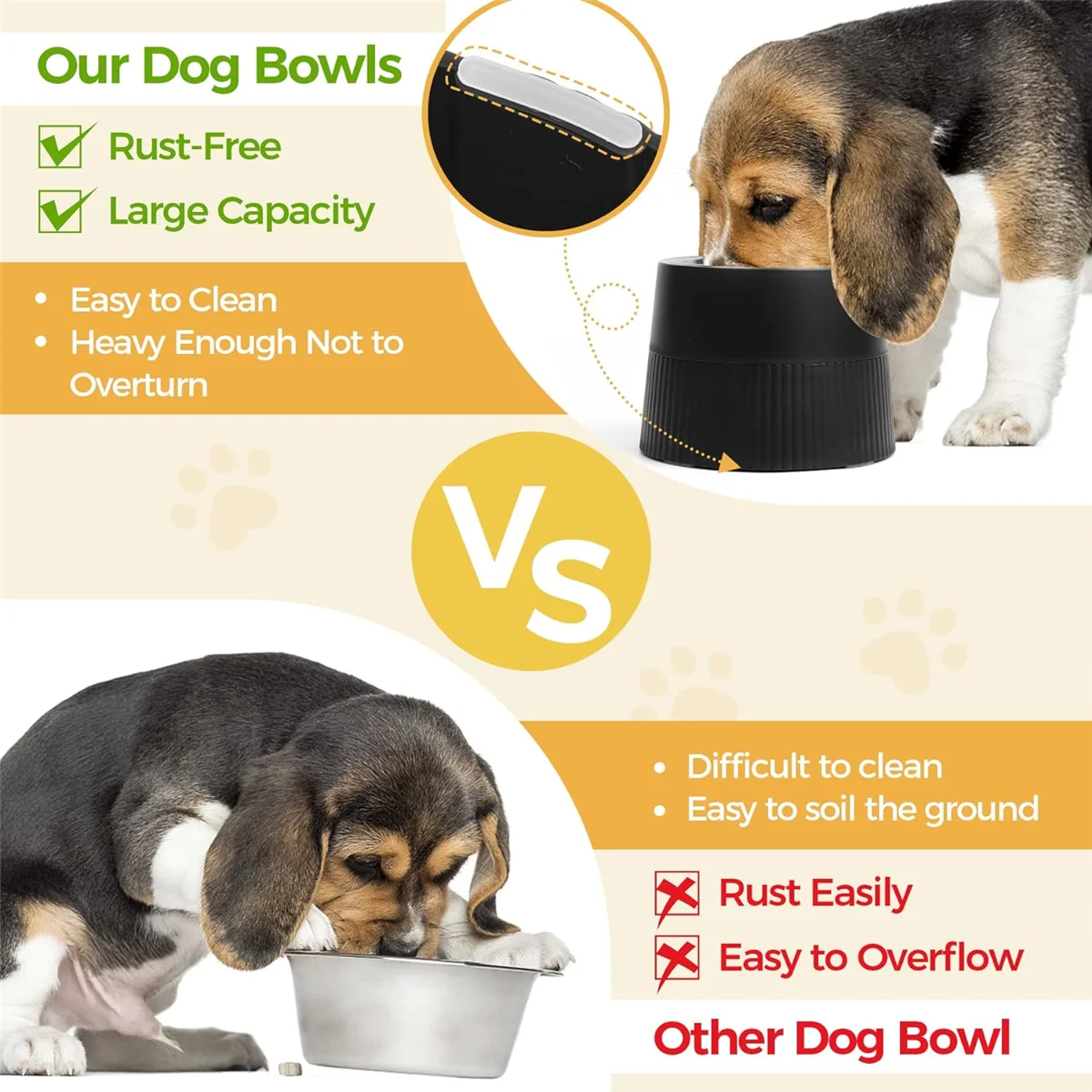 Поднимающаяся миска для собак приподнятая кормушка со съемной чашей из